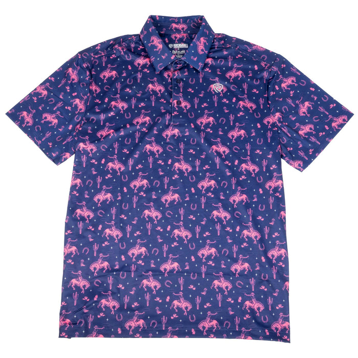 Rock & Roll Denim Men's Novelty Printed Lite Polo Shirt MEN - Clothing - Shirts - Short Sleeve Panhandle