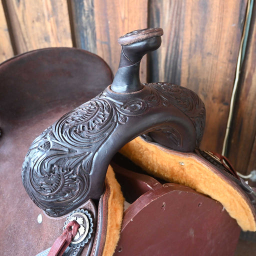 13.5" JUNIOR JEFF SMITH BUSTER WELCH CUTTING SADDLE Saddles - New Jeff Smith