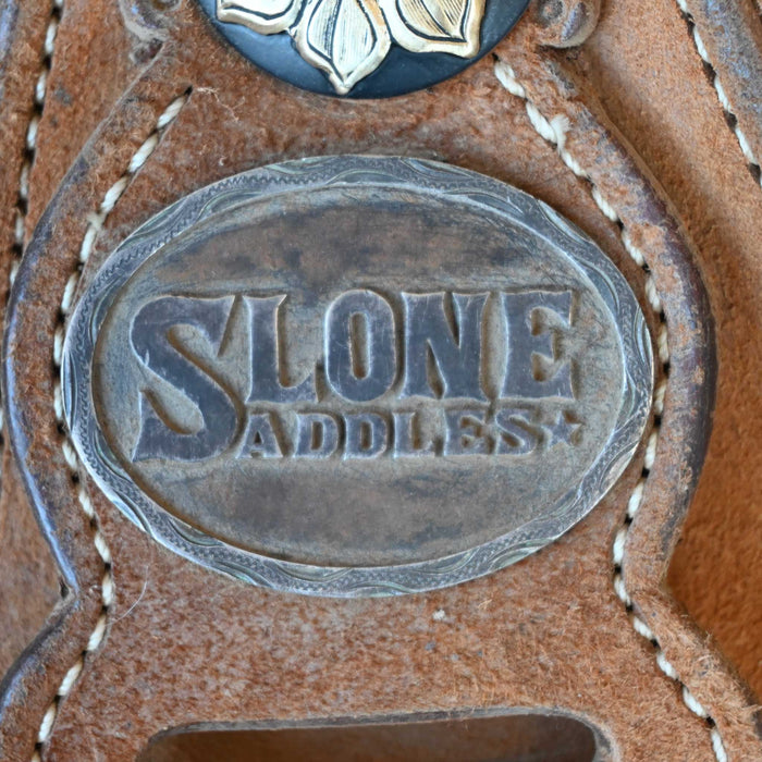 14.5" SLONE SADDLES TEAM ROPING SADDLE