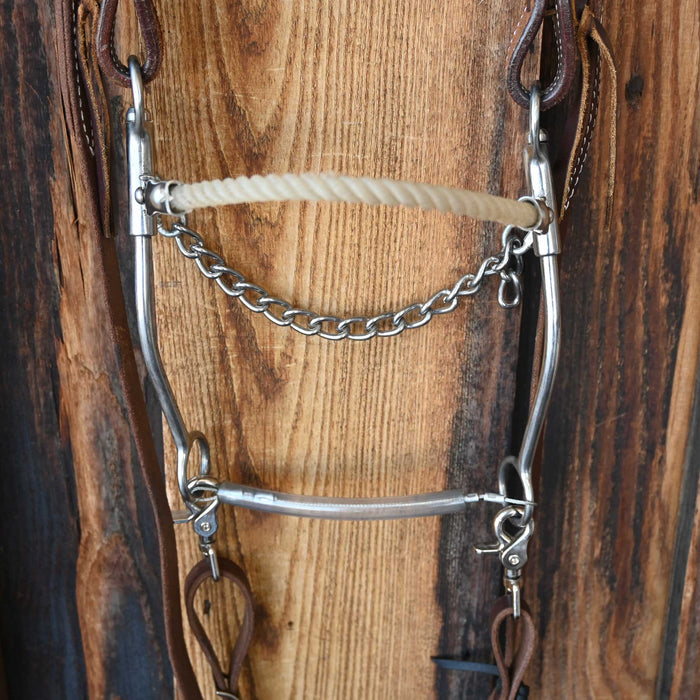 Hackamore Bridle Rig w/Single Ear Headstall