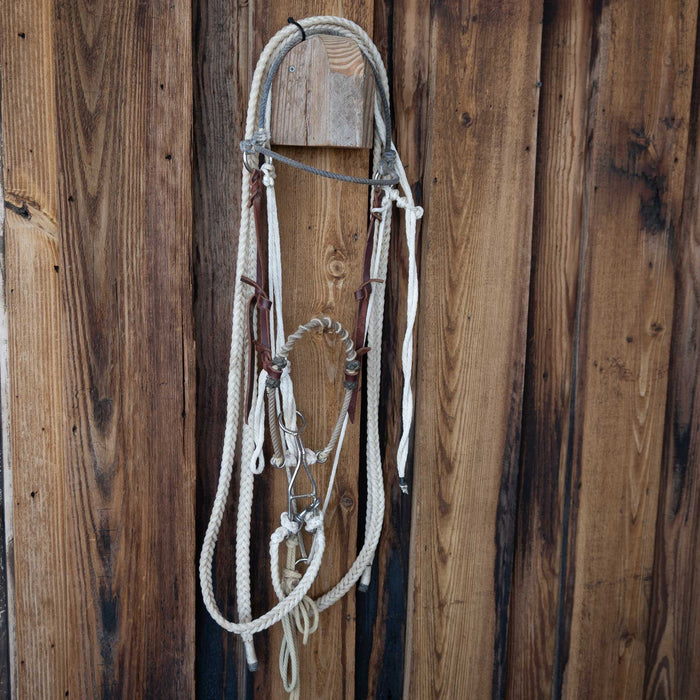 Quick Stop Hackamore w/Lariat Browband Headstall Tack - Nosebands & Tie Downs MISC