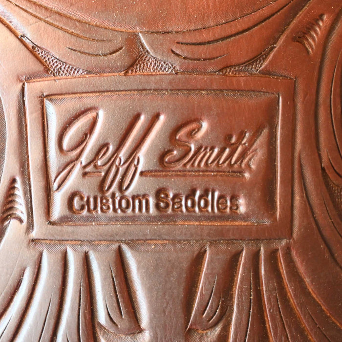 15.5" USED JEFF SMITH RANCH CUTTER SADDLE