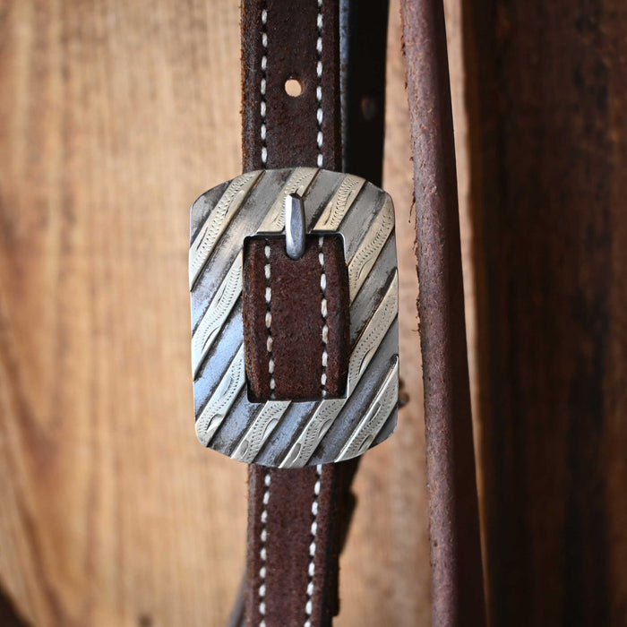 Classic Equine Hackamore Bridle Rig w/Browband Headstall