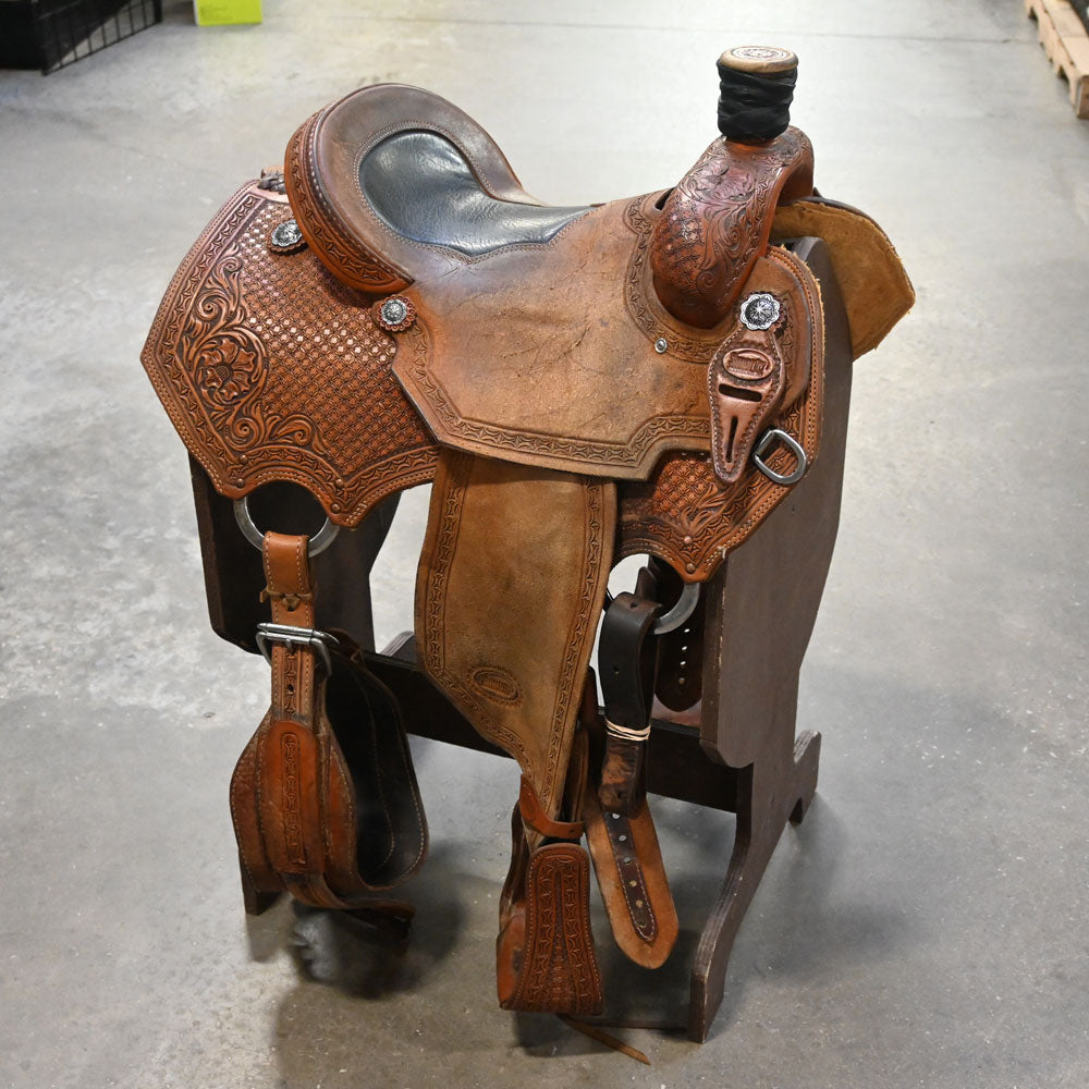 14.5" USED SMARTY ROPING SADDLE