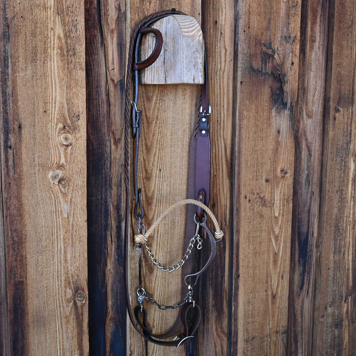 Classic Equine Hackamore Bridle Rig w/All New Leather