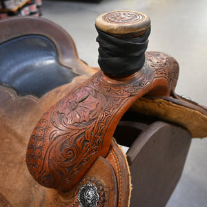 14.5" USED SMARTY ROPING SADDLE