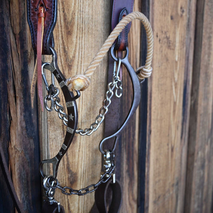 Classic Equine Hackamore Bridle Rig w/All New Leather