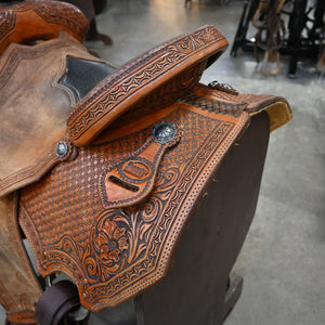 14.5" USED SMARTY ROPING SADDLE