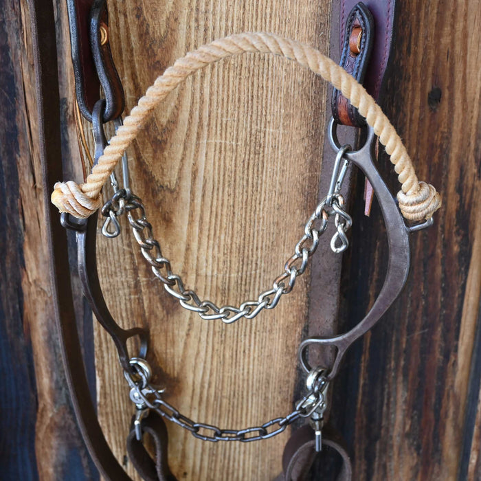 Classic Equine Hackamore Bridle Rig w/All New Leather
