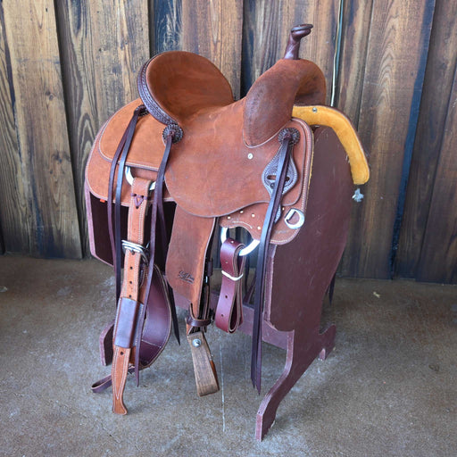 12.5" JUNIOR JEFF SMITH BUSTER WELCH CUTTING SADDLE Saddles - New Jeff Smith
