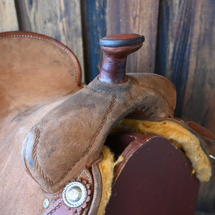 14" USED G & C TEAM ROPING SADDLE