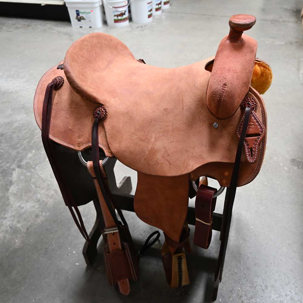 16.5" TESKEY'S STRIP DOWN RANCH SADDLE Saddles Teskey's Saddlery