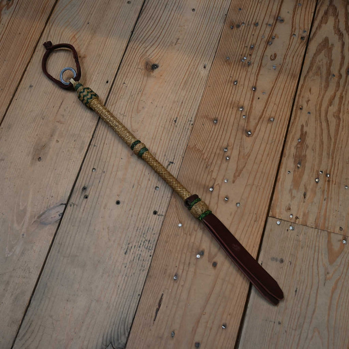 25" Bronc Willoughby quality made Braided Rawhide Quirt Tack - Whips, Crops & Quirts Bronc Willoughby