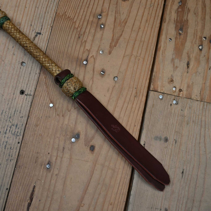 25" Bronc Willoughby quality made Braided Rawhide Quirt Tack - Whips, Crops & Quirts Bronc Willoughby