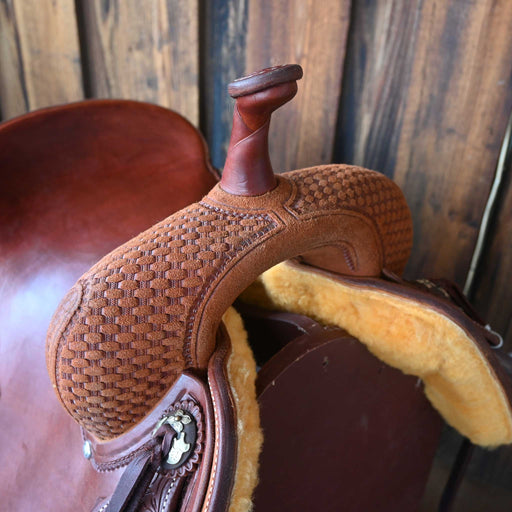 15.5" JEFF SMITH BEAU GALYEAN CUTTING SADDLE Saddles - New Jeff Smith