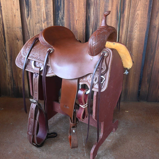 16.5" JEFF SMITH BUSTER WELCH CUTTING SADDLE Saddles - New Jeff Smith