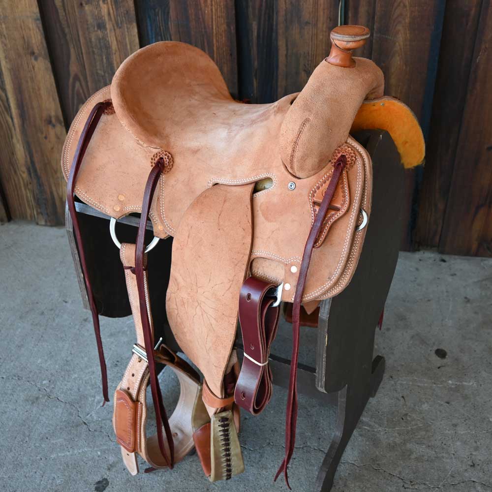 14.5" TESKEY'S STRIP DOWN RANCH SADDLE Saddles TESKEY'S SADDLERY LLC   