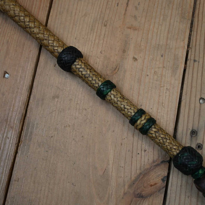 23 1/2" Bronc Willoughby quality made Braided Rawhide Quirt Tack - Whips, Crops & Quirts Bronc Willoughby