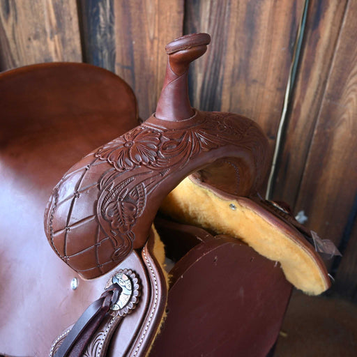 16.5" JEFF SMITH BUSTER WELCH CUTTING SADDLE Saddles - New Jeff Smith