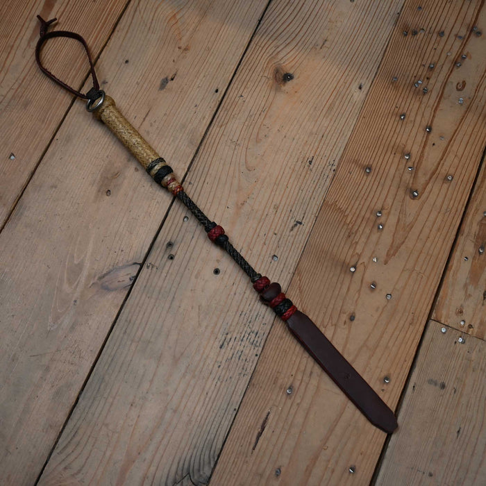 23" Bronc Willoughby quality made Braided Rawhide Quirt Tack - Whips, Crops & Quirts Bronc Willoughby