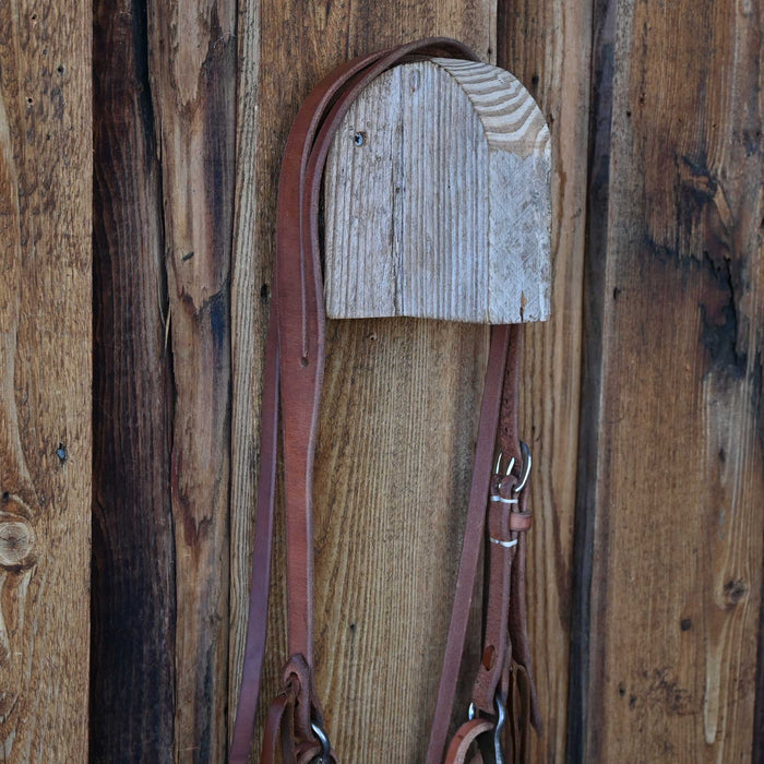 Kerry Kelley Silver Mounted 7 Slow Twist Dogbone Bridle Rig w/All New Leather