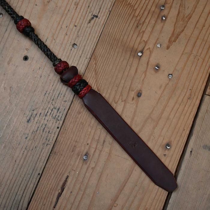 23" Bronc Willoughby quality made Braided Rawhide Quirt Tack - Whips, Crops & Quirts Bronc Willoughby