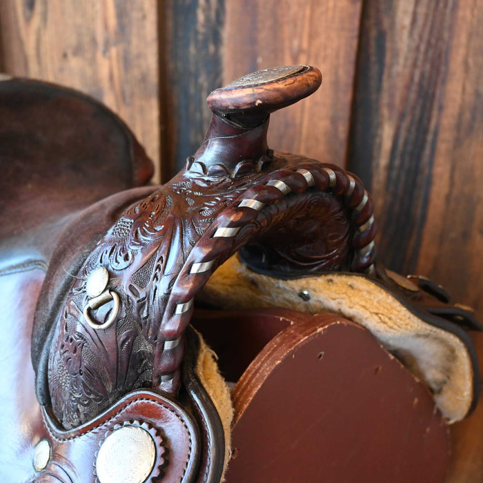 15.5" USED CIRCLE Y EQUITATION TRAIL SADDLE