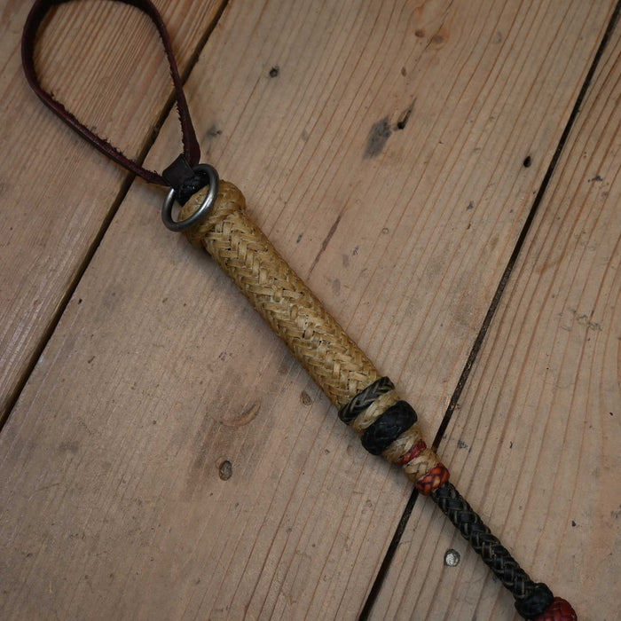 23" Bronc Willoughby quality made Braided Rawhide Quirt Tack - Whips, Crops & Quirts Bronc Willoughby