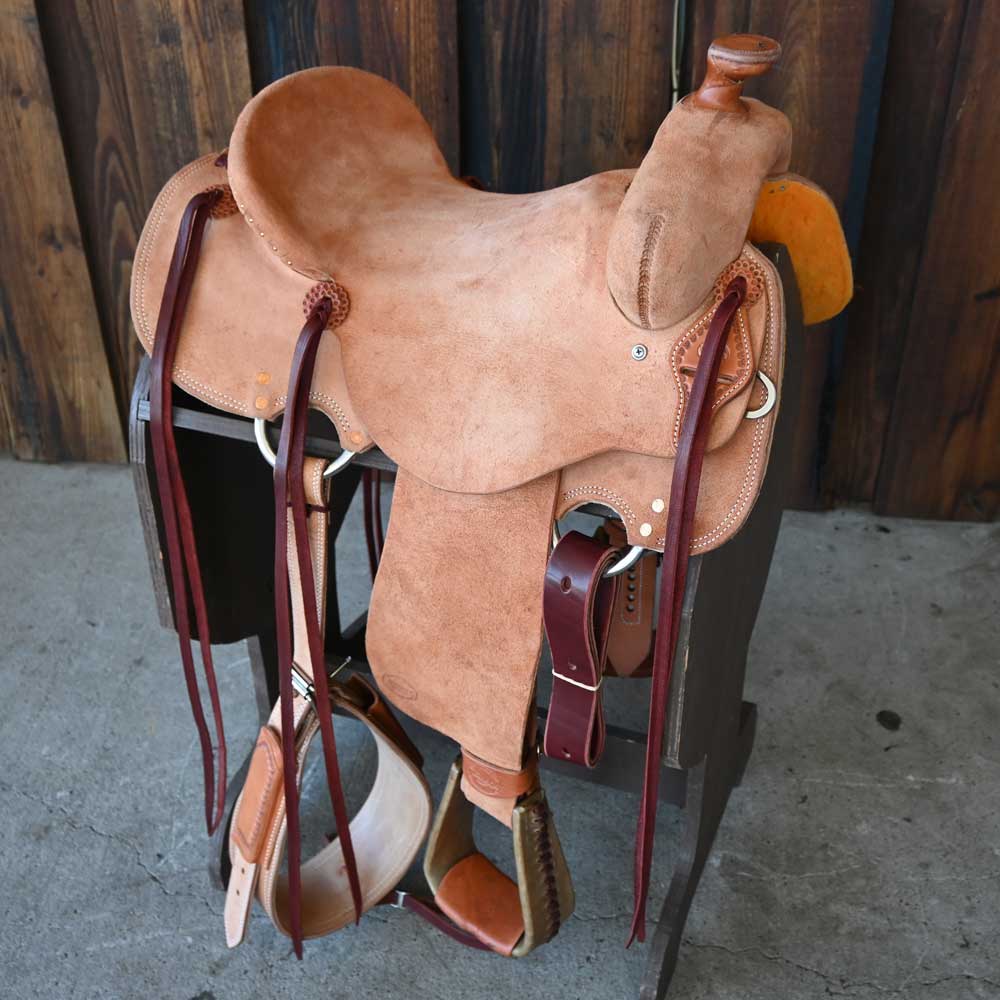 15" TESKEY'S STRIP DOWN RANCH SADDLE Saddles TESKEY'S SADDLERY LLC   