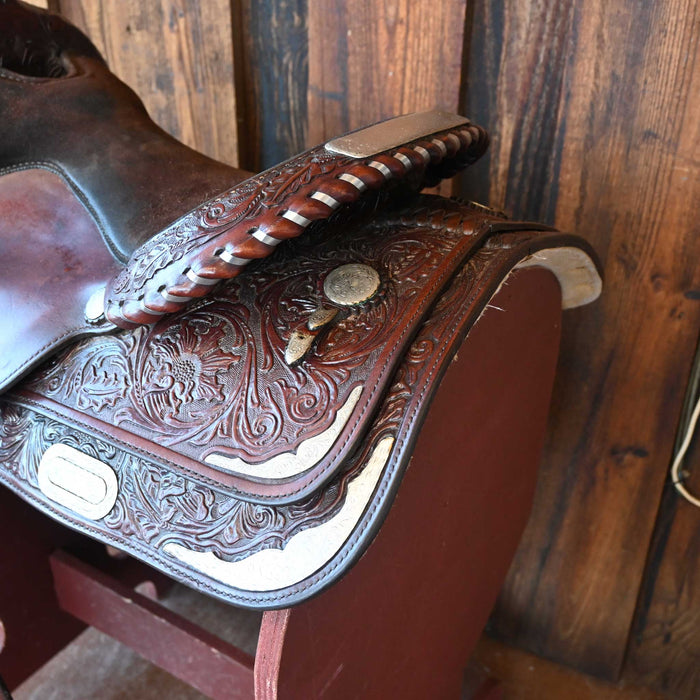 15.5" USED CIRCLE Y EQUITATION TRAIL SADDLE