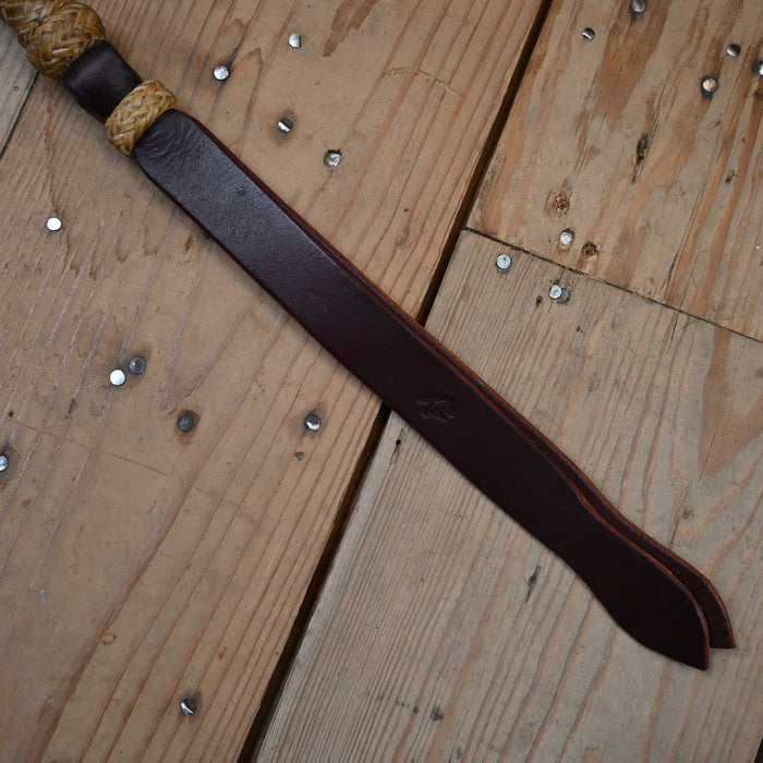 26" Bronc Willoughby quality made Braided Rawhide Quirt Tack - Whips, Crops & Quirts Bronc Willoughby