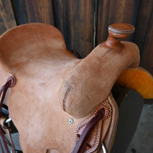 15" TESKEY'S STRIP DOWN RANCH SADDLE