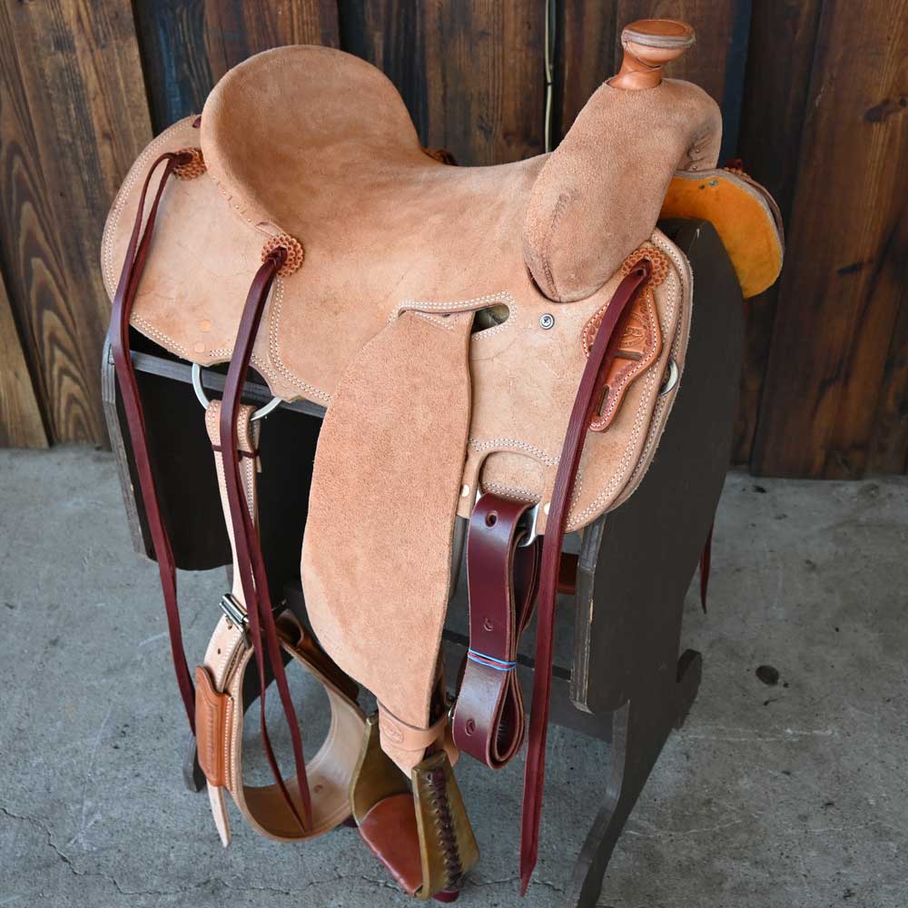 15" TESKEY'S STRIP DOWN RANCH SADDLE Saddles TESKEY'S SADDLERY LLC   