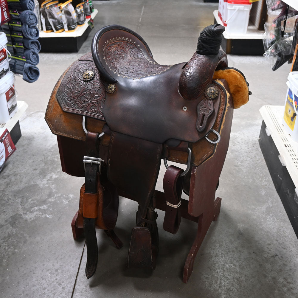 14.5" USED JT ROPING SADDLE