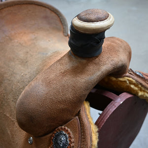 14" USED TESKEY'S ROPING SADDLE Saddles Teskey's Saddlery