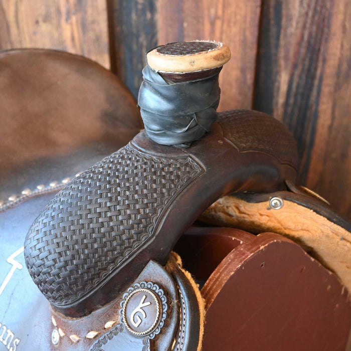 12" USED SCOTT THOMAS TEAM ROPING SADDLE
