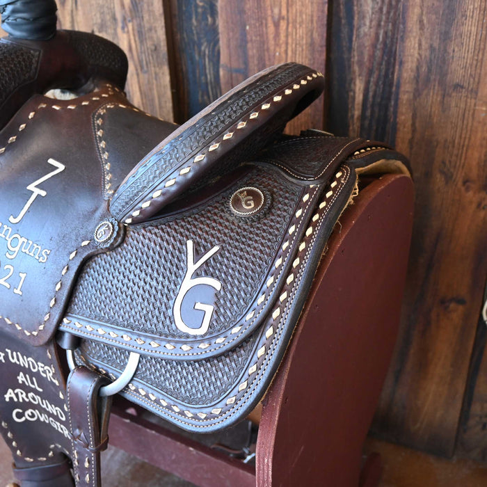 12" USED SCOTT THOMAS TEAM ROPING SADDLE