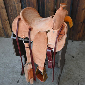 14" TESKEY'S SRTIP DOWN RANCH SADDLE Saddles TESKEY'S SADDLERY LLC   