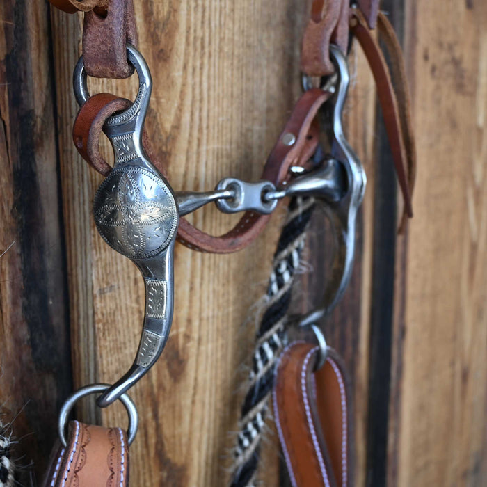 Ricky Trammell 3pc. Bridle Rig w/Split Ear Headstall