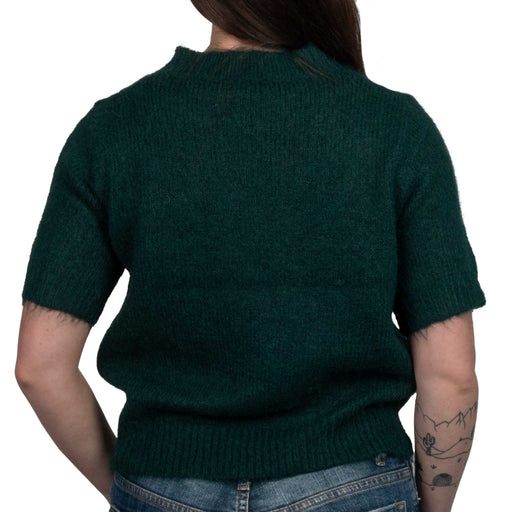 Hunter Green Sweater Knit Top WOMEN - Clothing - Tops - Short Sleeved Entro