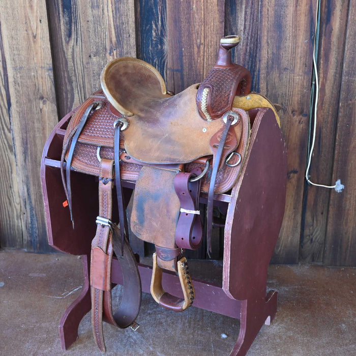 11.5" USED TESKEY'S JR RANCH ASSOCIATION SADDLE