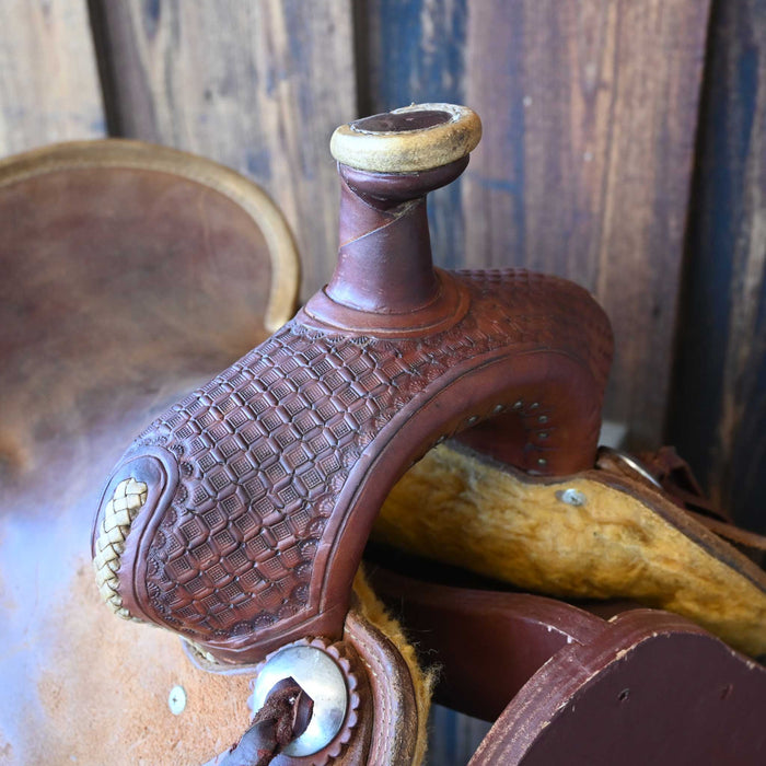 11.5" USED TESKEY'S JR RANCH ASSOCIATION SADDLE
