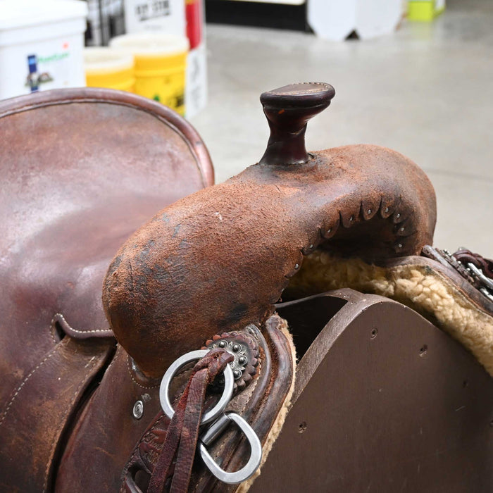 14.5" USED TRENT WARD RANCH SADDLE