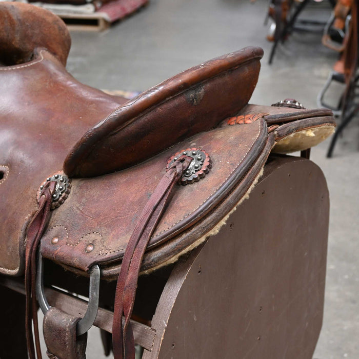 14.5" USED TRENT WARD RANCH SADDLE