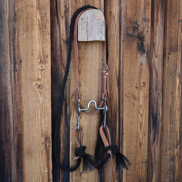 Ricky Trammell Solid Port Bridle Rig w/Split Ear Headstall