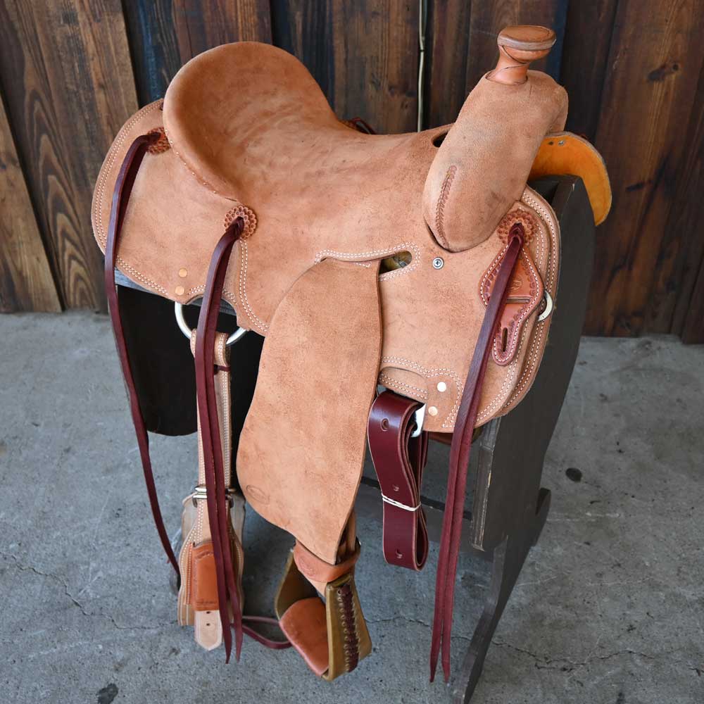 14.5" TESKEY'S STRIP DOWN RANCH SADDLE Saddles TESKEY'S SADDLERY LLC   