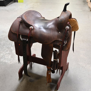 17" USED JEFF SMITH CUTTING SADDLE Saddles Jeff Smith