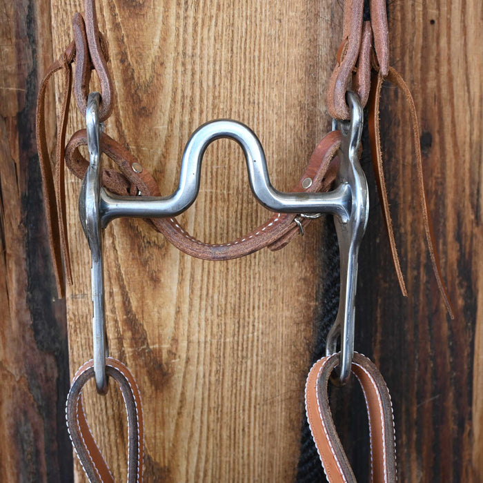 Ricky Trammell Solid Port Bridle Rig w/Split Ear Headstall
