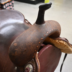 17" USED JEFF SMITH CUTTING SADDLE Saddles Jeff Smith