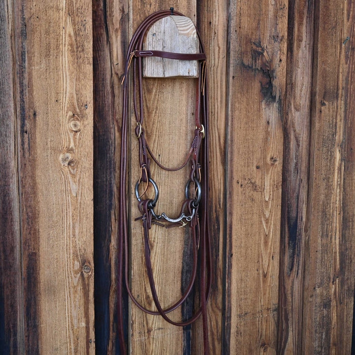 Rod Teuscher O-Ring 3pc. Bridle Rig w/All New Leather